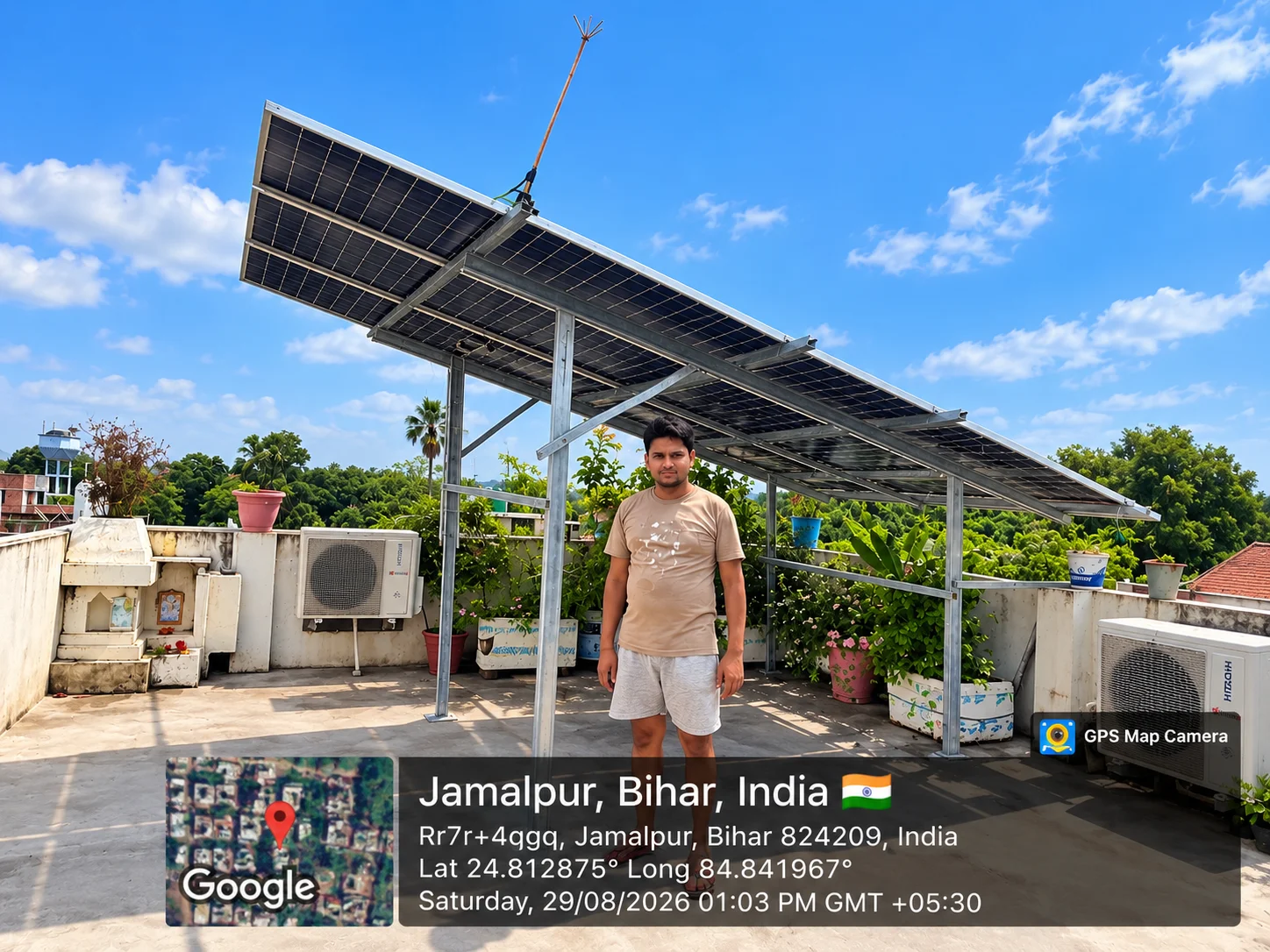 Rooftop Solar Installation, Jamalpur in Jamalpur, Bihar